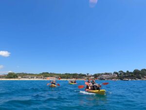 Open ocean sea kayaking from Barcelona Day Trip tours