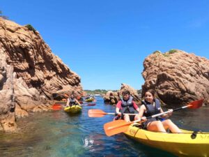 Group kayak and snorkel tour from Barcelona Spain